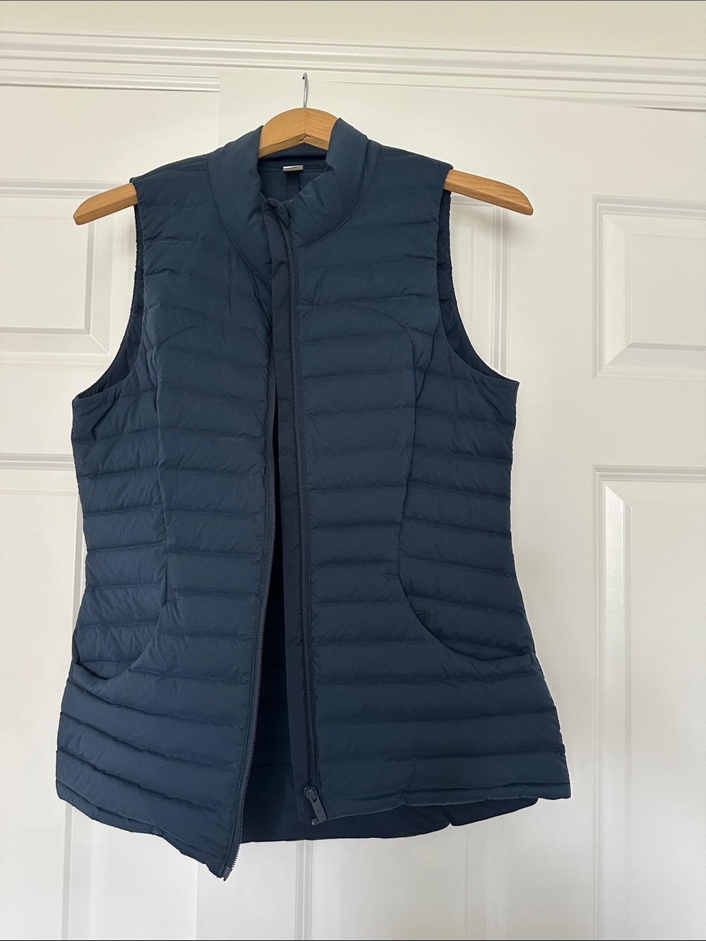 lululemon athletica Quilted Zip-Front Vest in Deep Blue